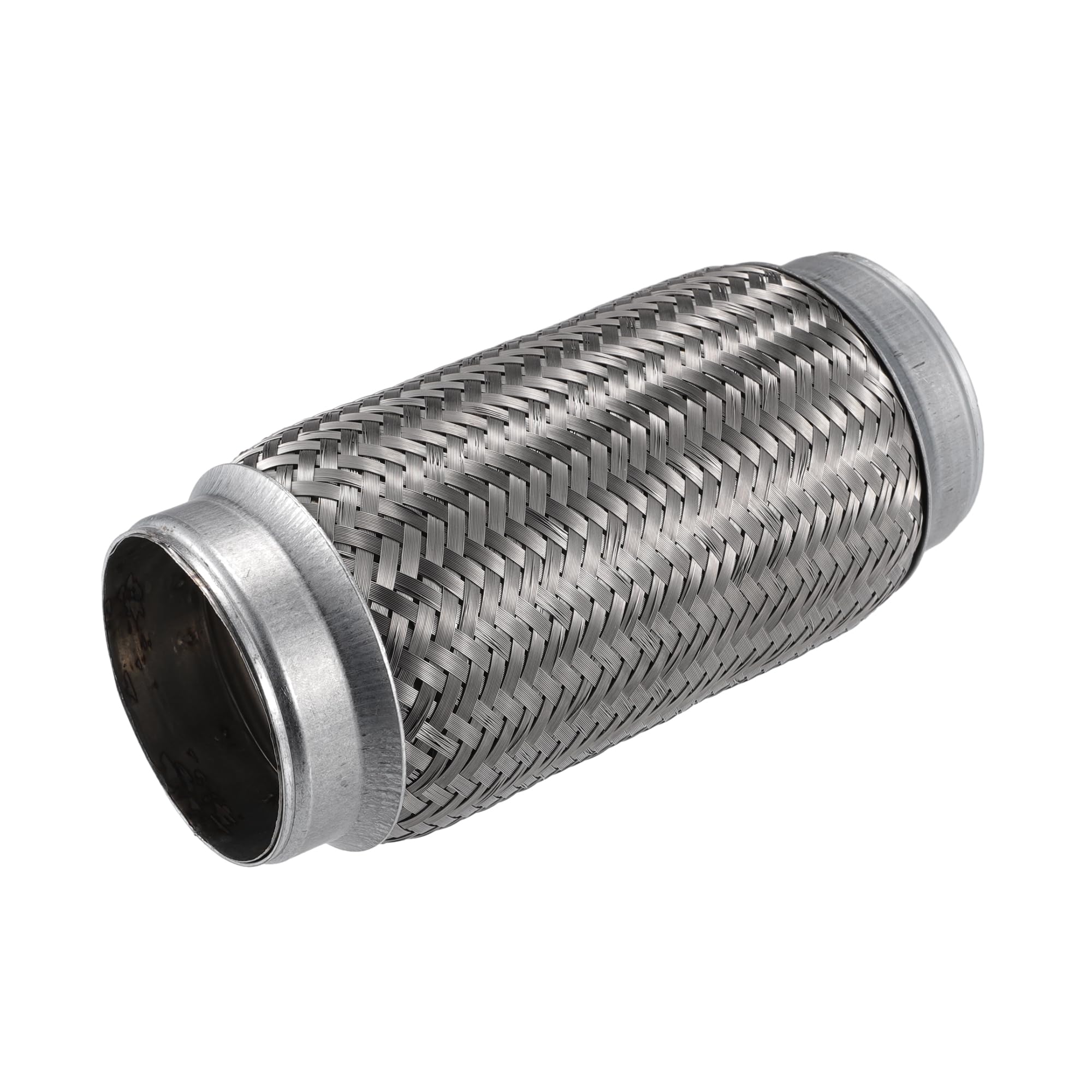 QUARKZMAN Tubo Flessibile Universale per Scarico Auto Argento 60x260mm