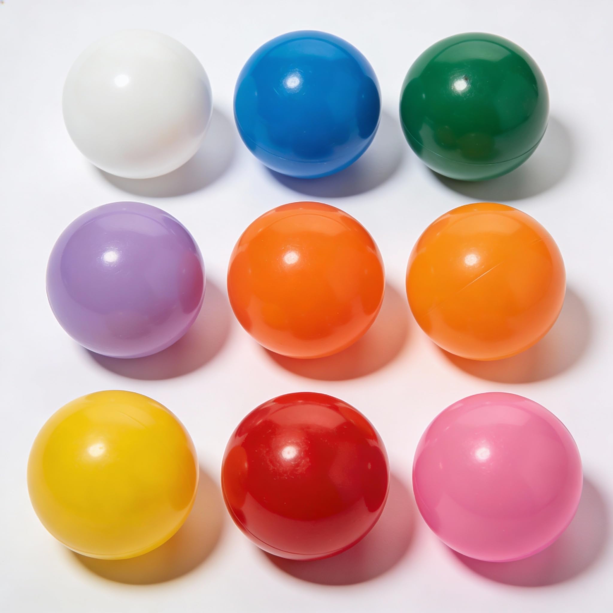 EEVOVEE , 50 Pcs 4 Cm Soft And Safe Multi Colour Fun Packed Plastic Pool Softball For Kids. 8 Colorful (BPA-Free And Non-Toxic Plastic Balls For Kids - ISI 9873 Safety Certified)