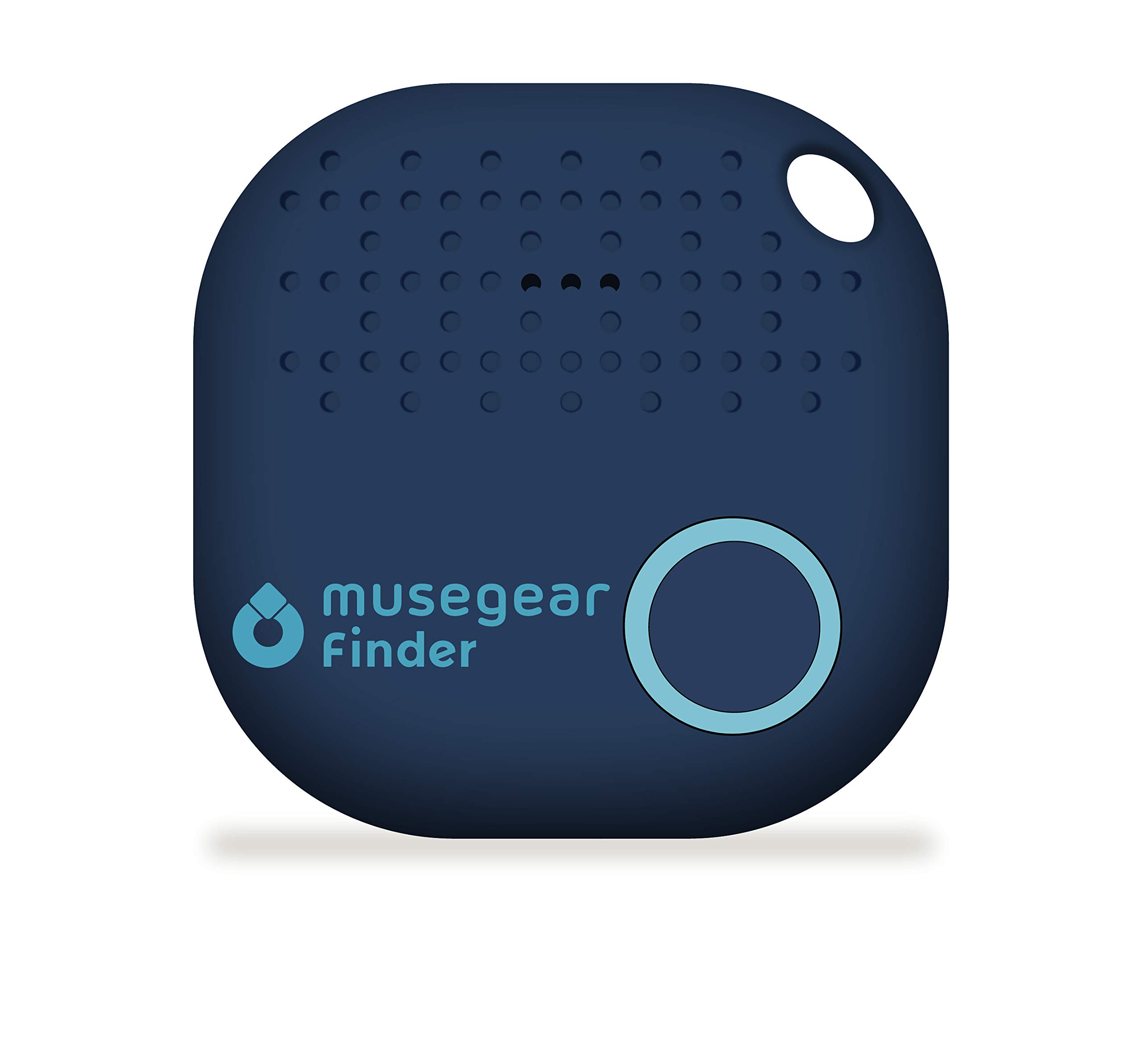 musegear app key finder - dark blue - 1 pack, NEW VERSION 2-3x louder - find keys, smartphone, remote control - Smartphone Bluetooth GPS coupling
