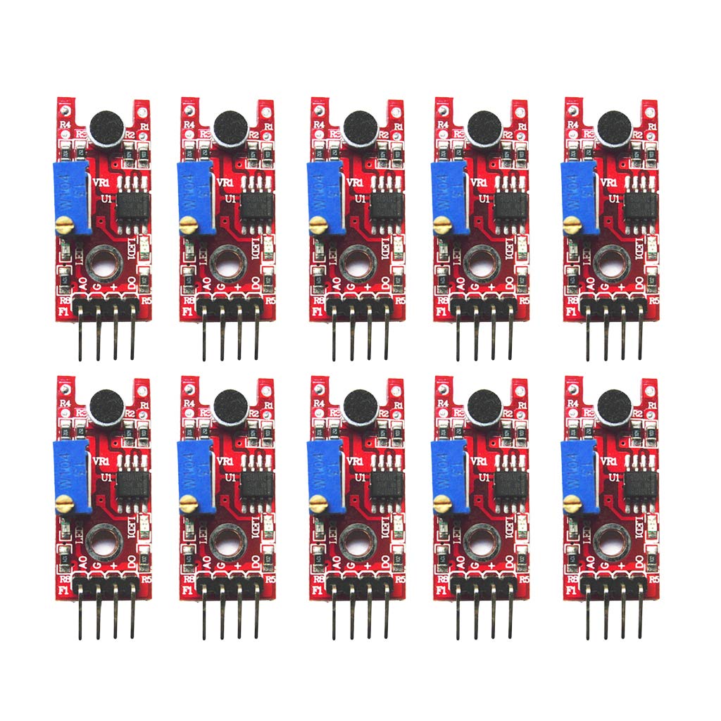 10PCS High Sensitivity Sound Microphone Sensor Detection Module for-image-35