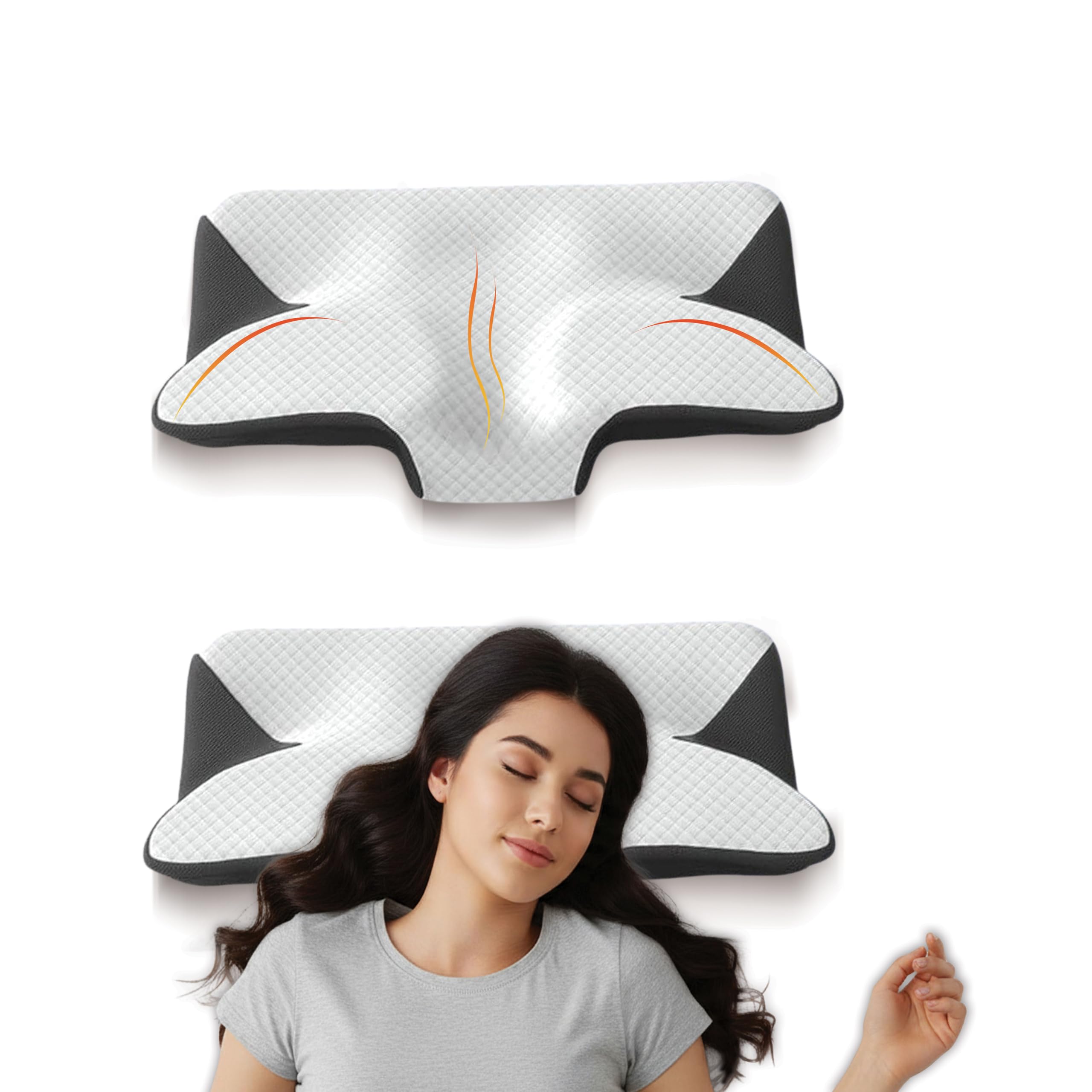 Cervical Roll Pillow - Neck Support & Spinal Alignment -25 Cervical Roll Pillow - Neck Support & Spinal Alignment -25