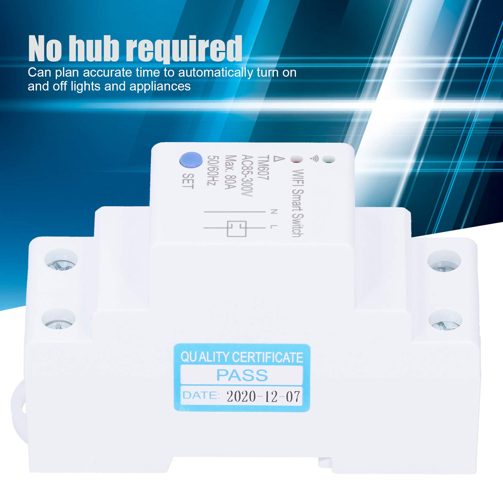 Interruttore timer telecomando contatore intelligente Forniture industriali TM607 80A AC85‑300V