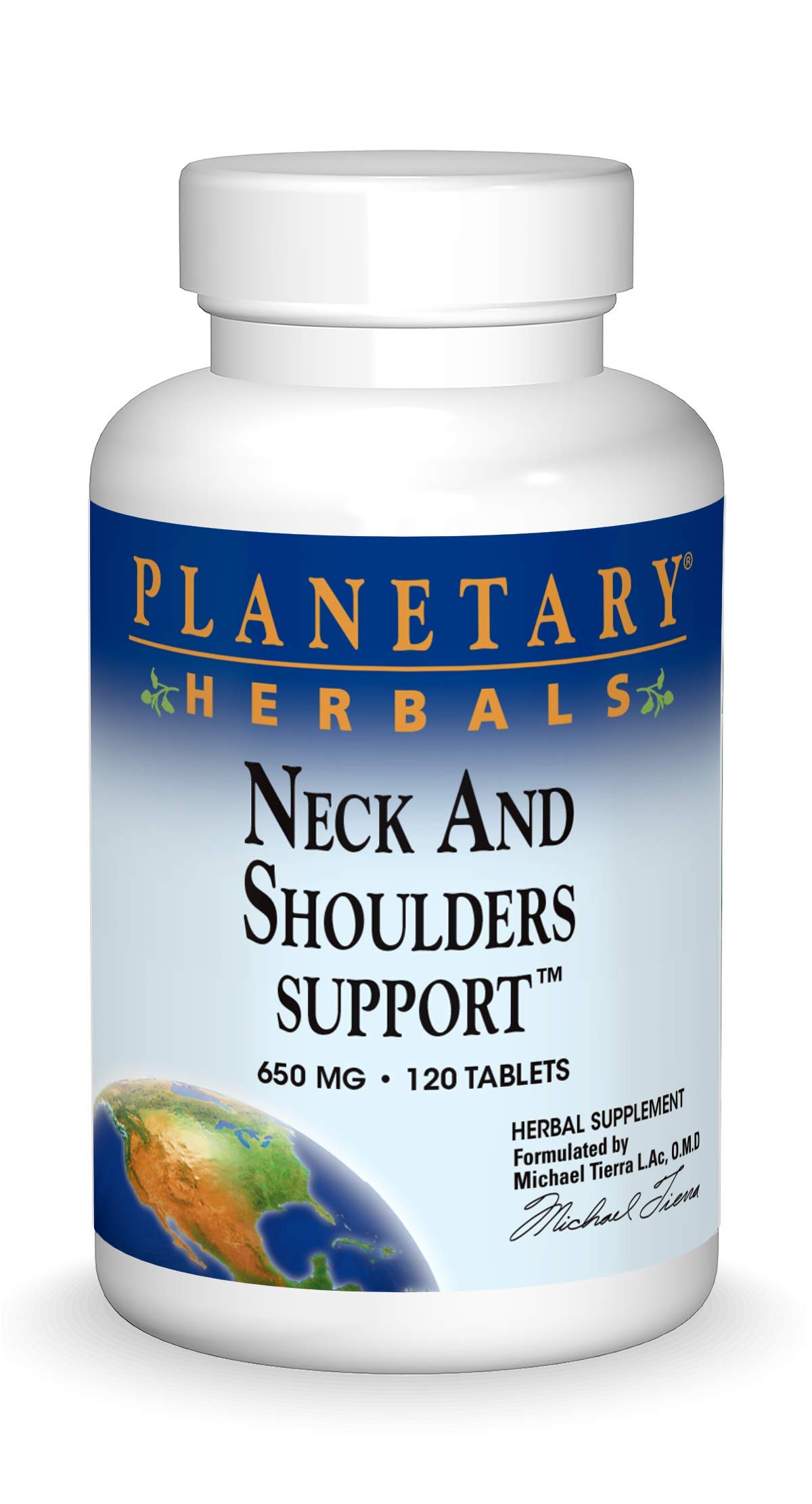 Neck and Shoulders Support Planetary Herbals 120 Tabs