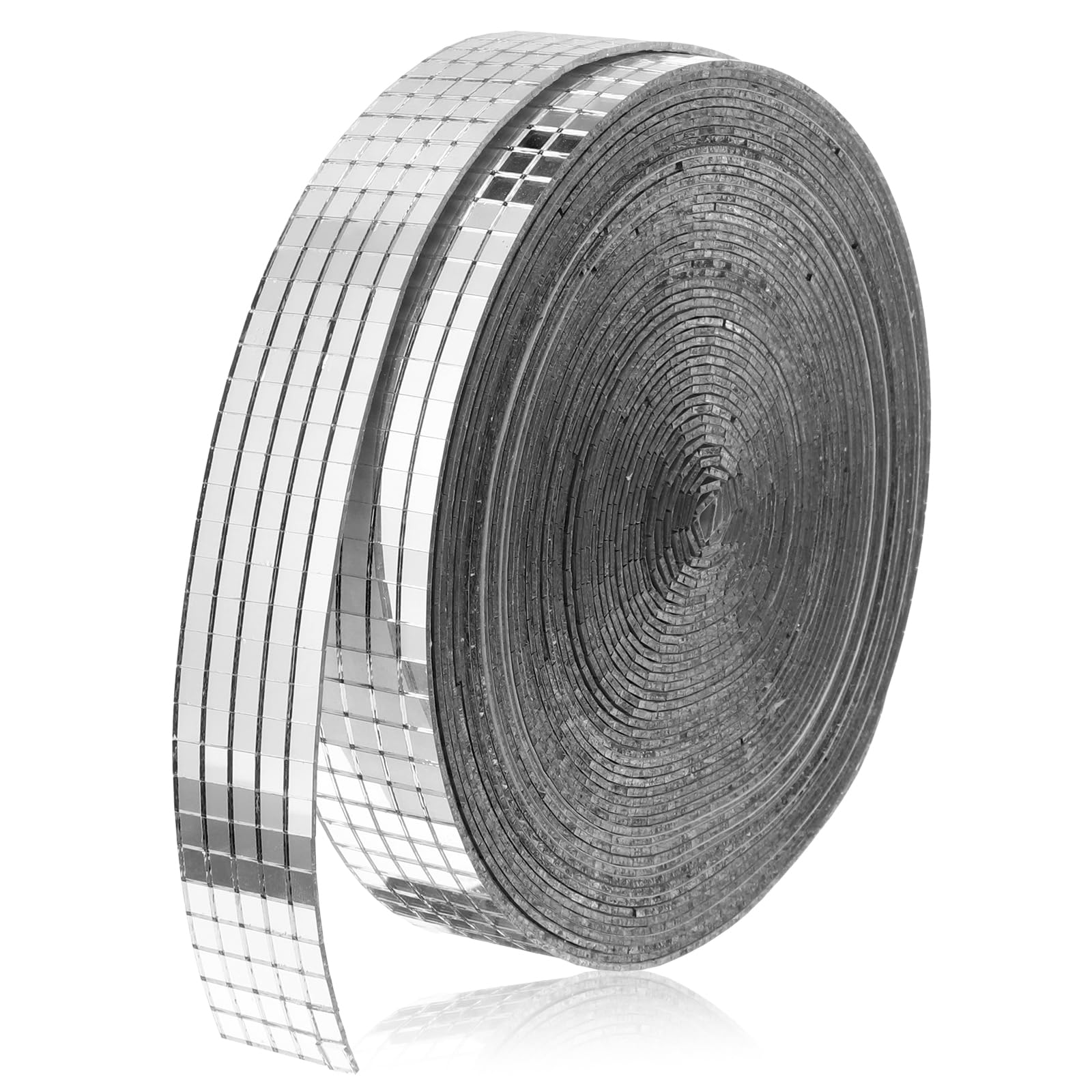 Pack of 10000 Disco Ball Mirror Tiles Self-Adhesive 5 x 5 mm Small Square Mirror Mosaic Tiles Disco Ball Tapes Stickers for Crafts DIY Party Decoration-image-41