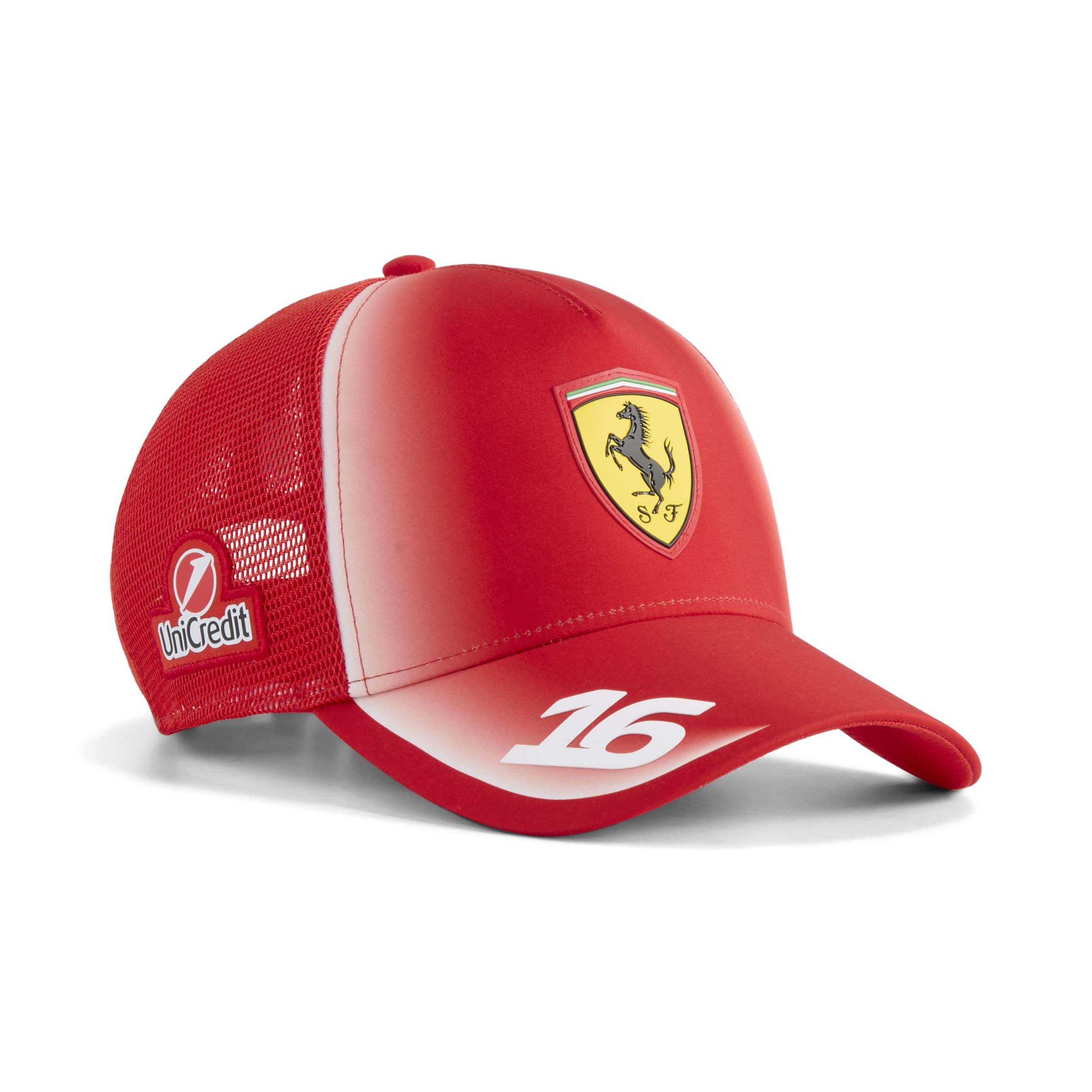 PUMA Scuderia Ferrari F1 2026 Charles Leclerc Trucker Cap - Red - One Size Fits Most