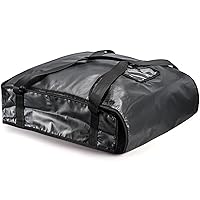 Vista 1 de DEAYOU Bolsa para pizza, bolsa aislada para pizza y entrega de alimentos, bolsa térmica profesional para pizza, transportes de pizza caliente