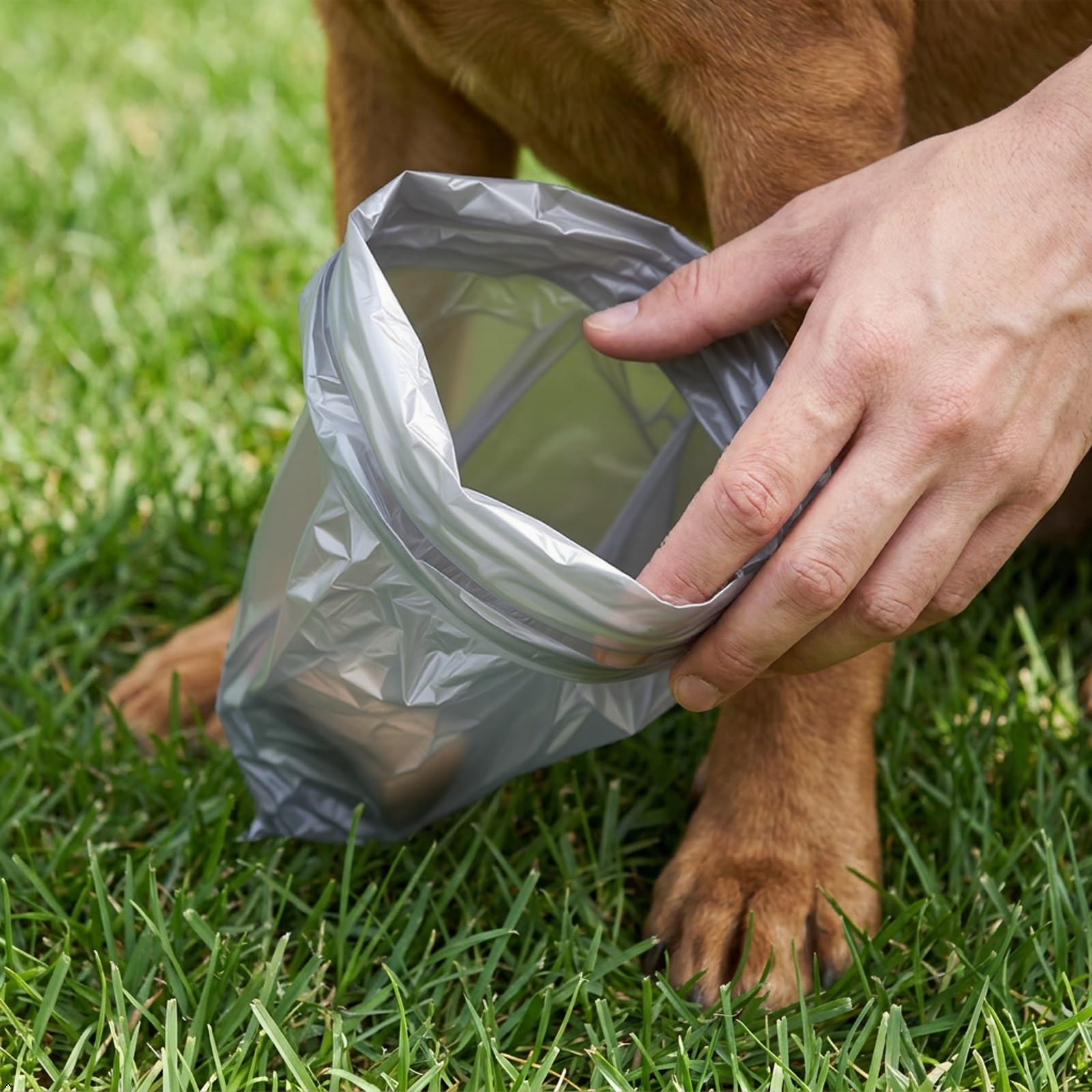 1400 bolsas de basura para perros, 23 x 35 cm, a prueba de fugas, 40 rollos, diseño fácil de quitar