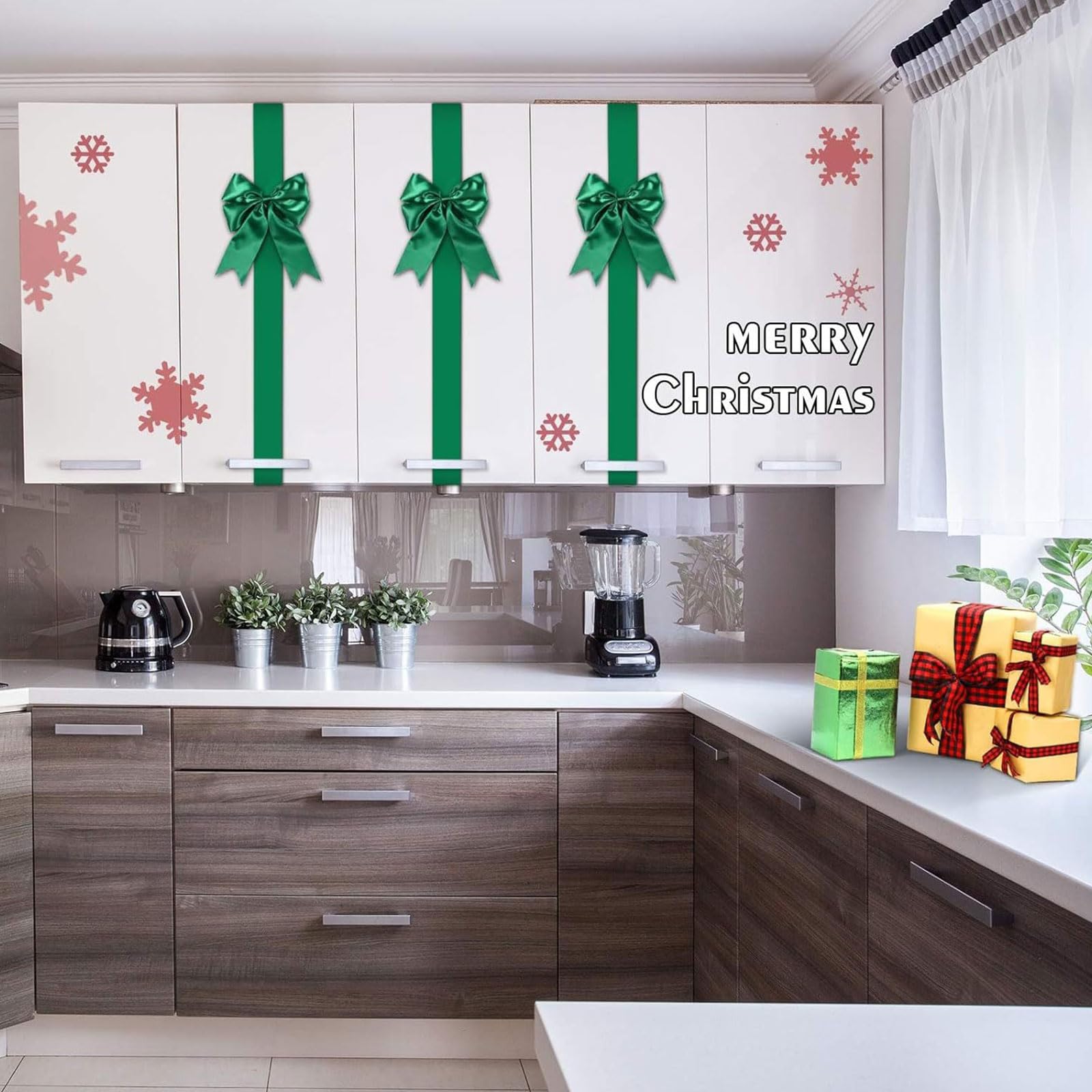 Fiocco Natalizio Grado Commerciale per Decorazioni aziendali, pensili per Porte, Pendenti sospesi, Articoli per Feste, Vacanze in Ufficio