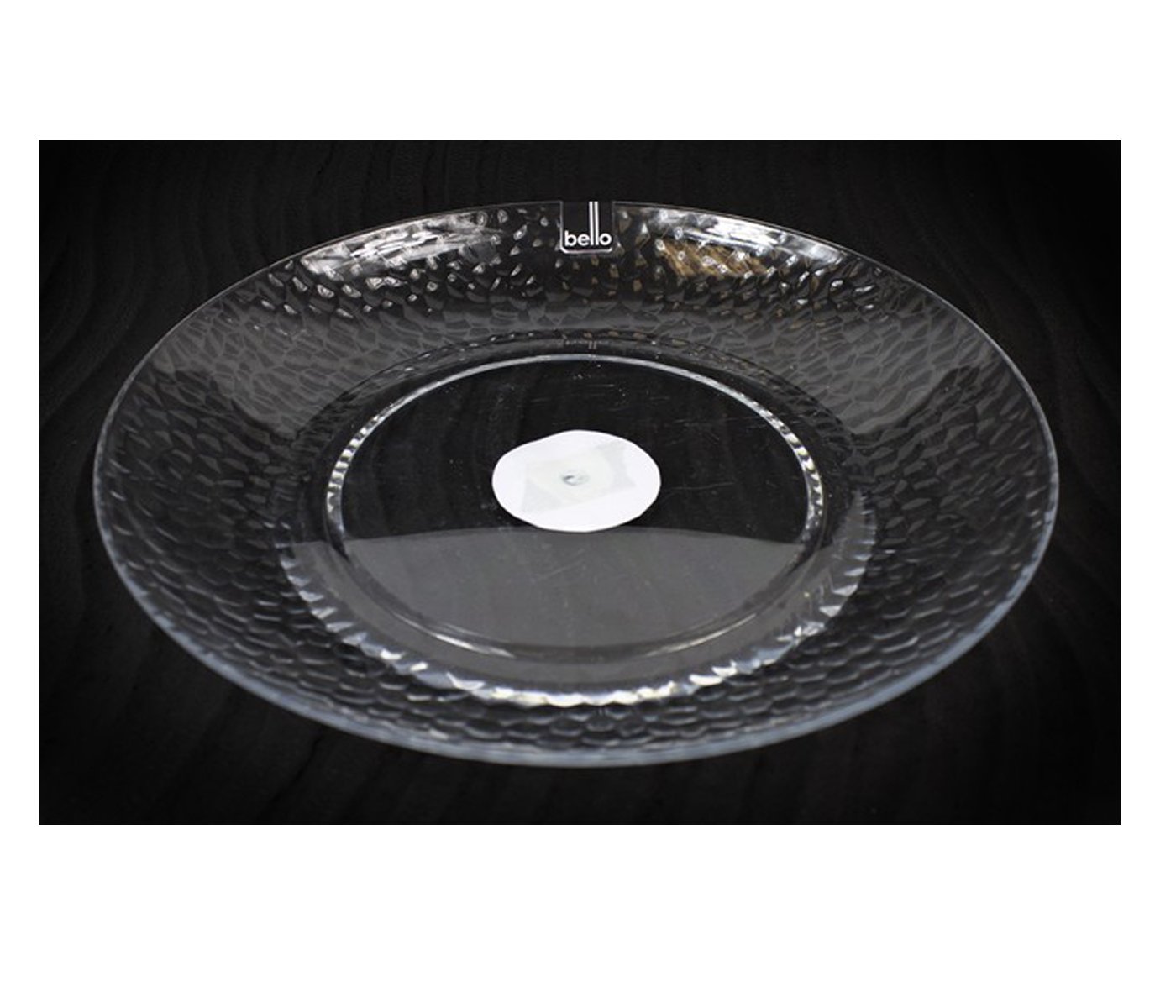 "Bello" Plastic Dimple 27cm Plate Perfect for Parties & BBQs