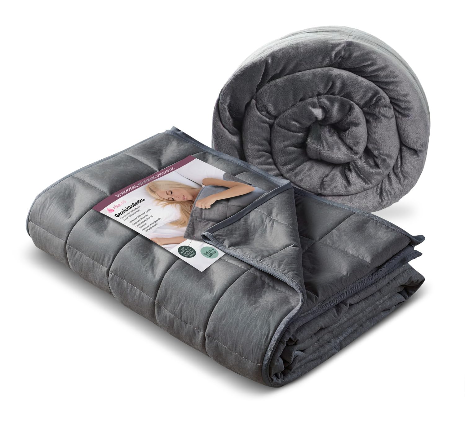 Koc obciążeniowy [5,5 kg] ciężki koc – Koc terapeutyczny – Heavy Blanket – Weighted Blanket – Anti Stress – obciążona kołdra