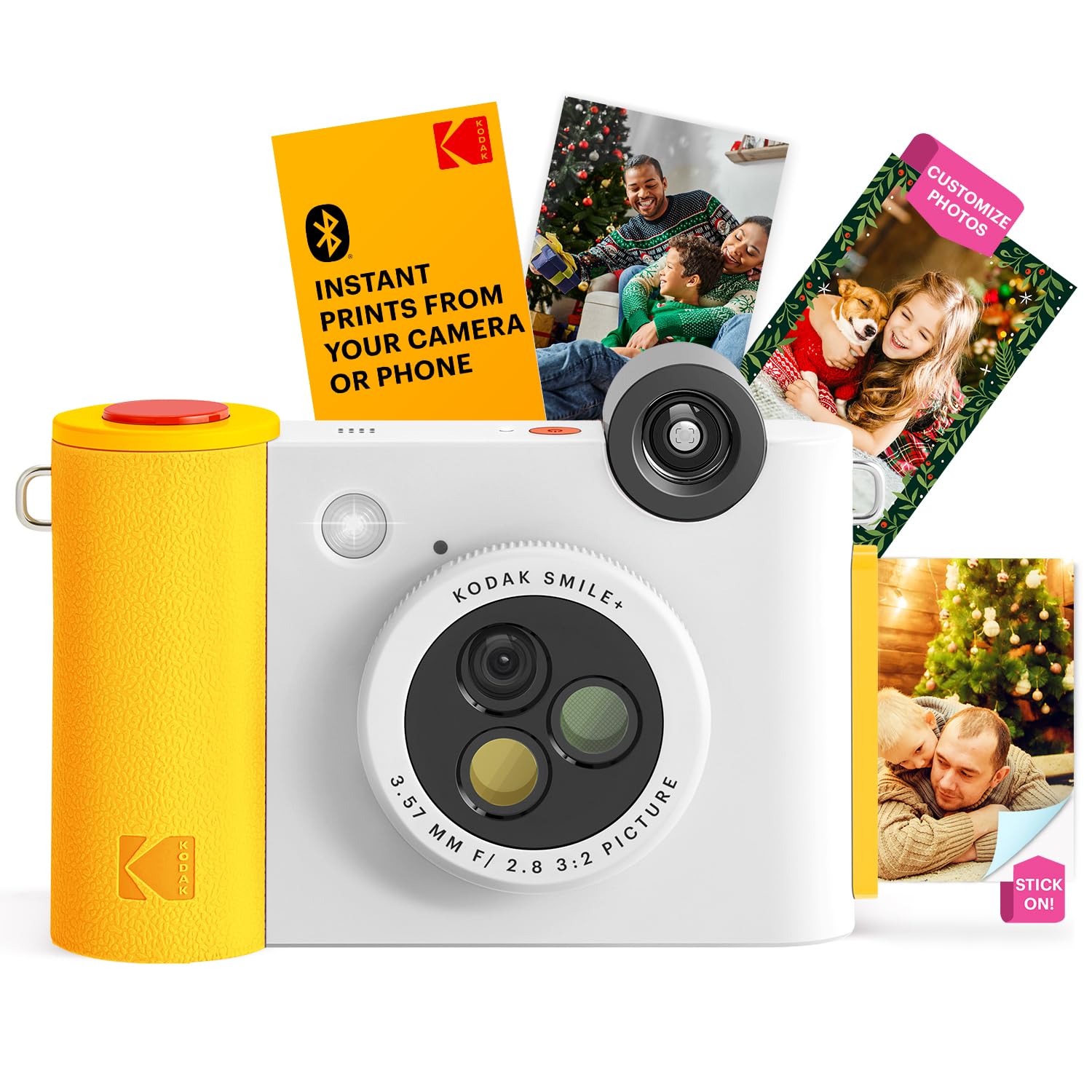 KODAK Smile+ 2-in-1 Digital Instant Camera & Wireless Bluetooth Photo Printer, 10MP, Special-Effect Rotating Lens