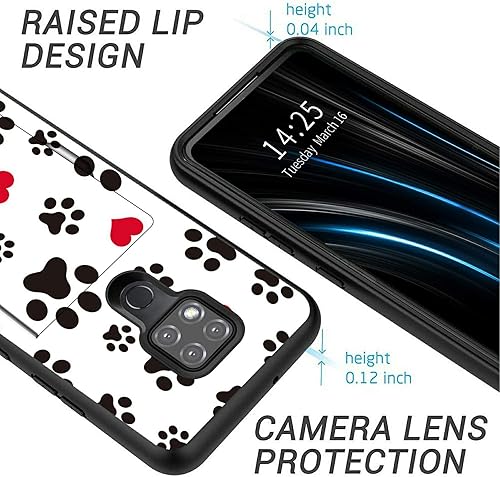 Miniatura 7 de Funda para teléfono Motorola G Power 2021, Moto G Power de 6.6 pulgadas con soporte para tarjetas, ranura híbrida de doble capa para tarjeta de