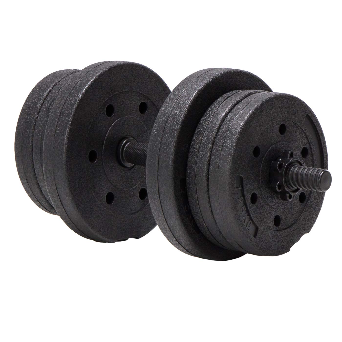 Hantle treningowe bitumiczne AbarQs (2x10kg)