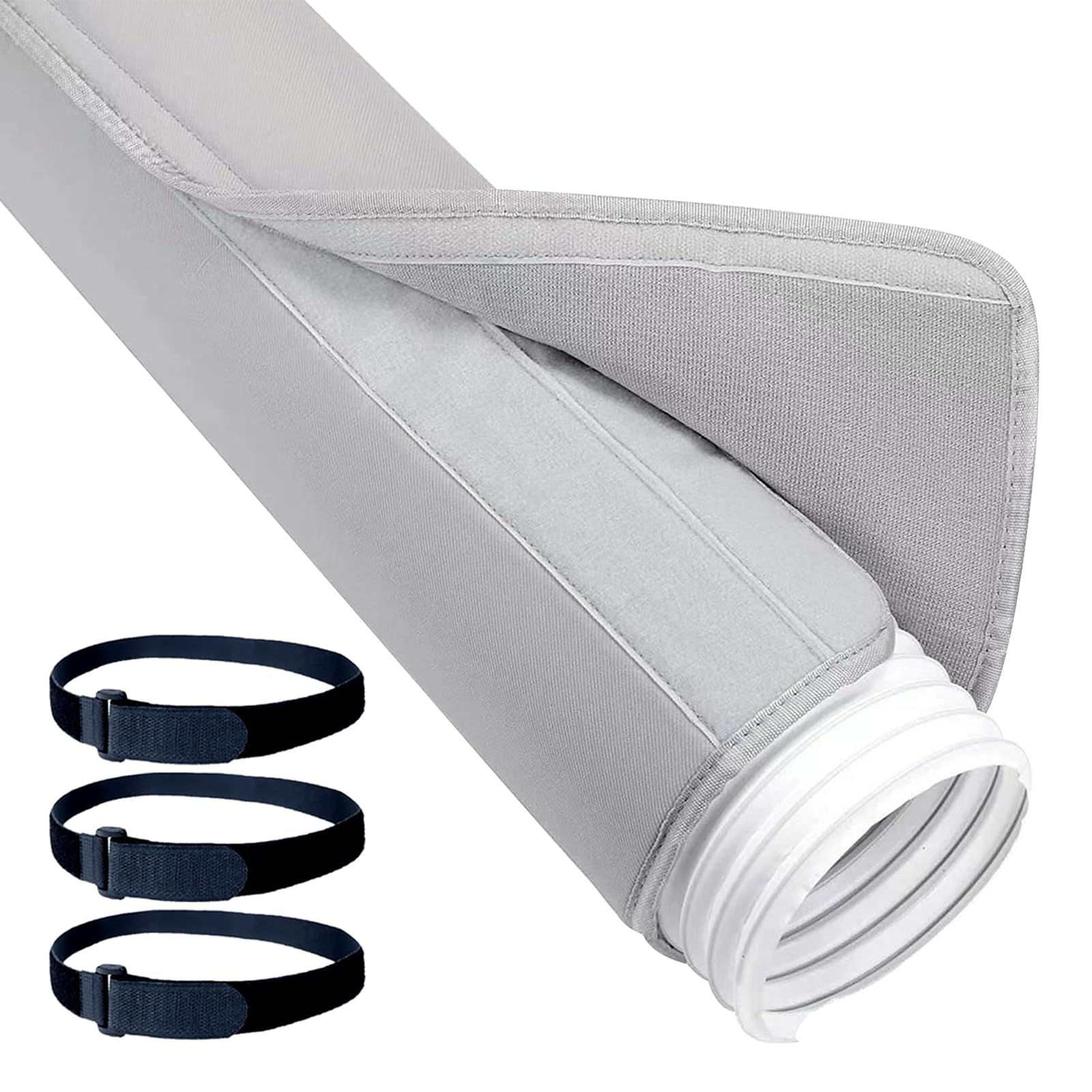 Rrlihjgu Air Conditioning Hose Cover, Air Conditioner Exhaust Hose Insulation, Flexible Protector Included for 150mm Diameter Pipes