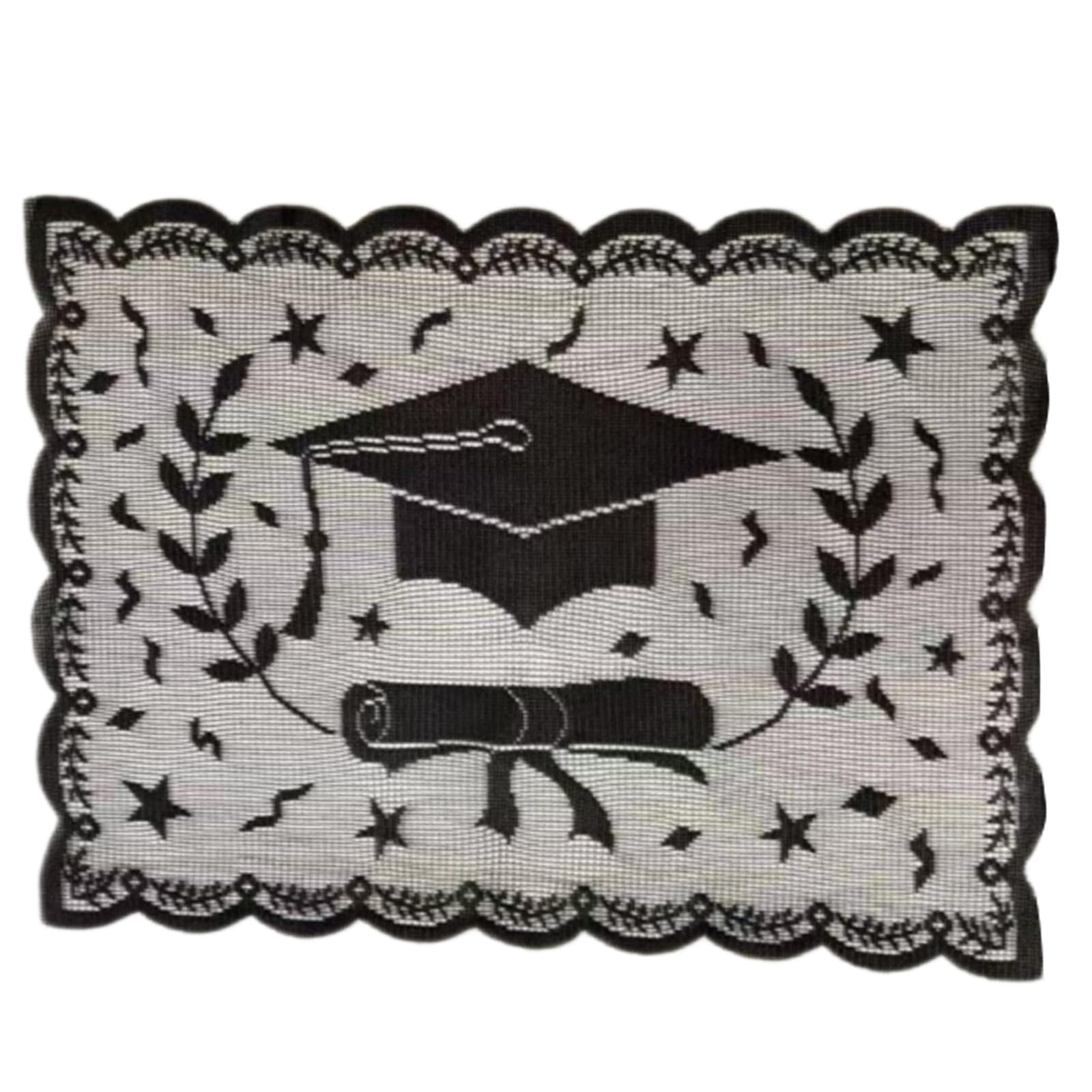 Elnwnnkc Lace Tablecloth Table Runner Placmat for Graduation Party Receptions Decoration Table Cloth Lace Runner