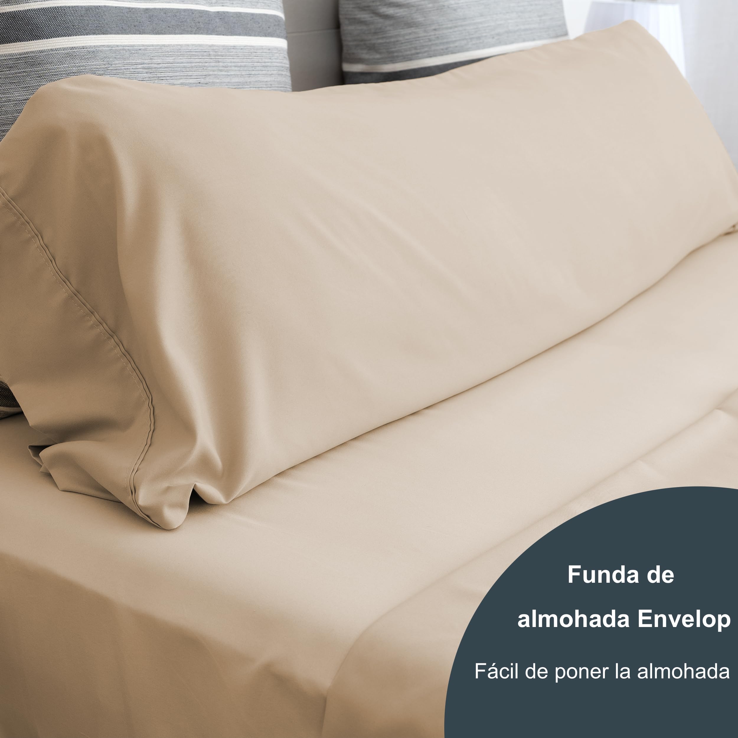 Parure Drap 3 Pièces 90x190/200 Cm - Microfibre Douce Respirante Blanc - Drap Plat + Housse + Taie