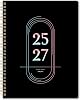 2025-2027 Monthly Planner, July 2025-June 2027, A4 8.5 x 11, 2 Year Monthly Planner, 24 month Calendar, Simple Calendar Planner Notebook Cardboard Cover, Suitable for Schools & Offices, Black