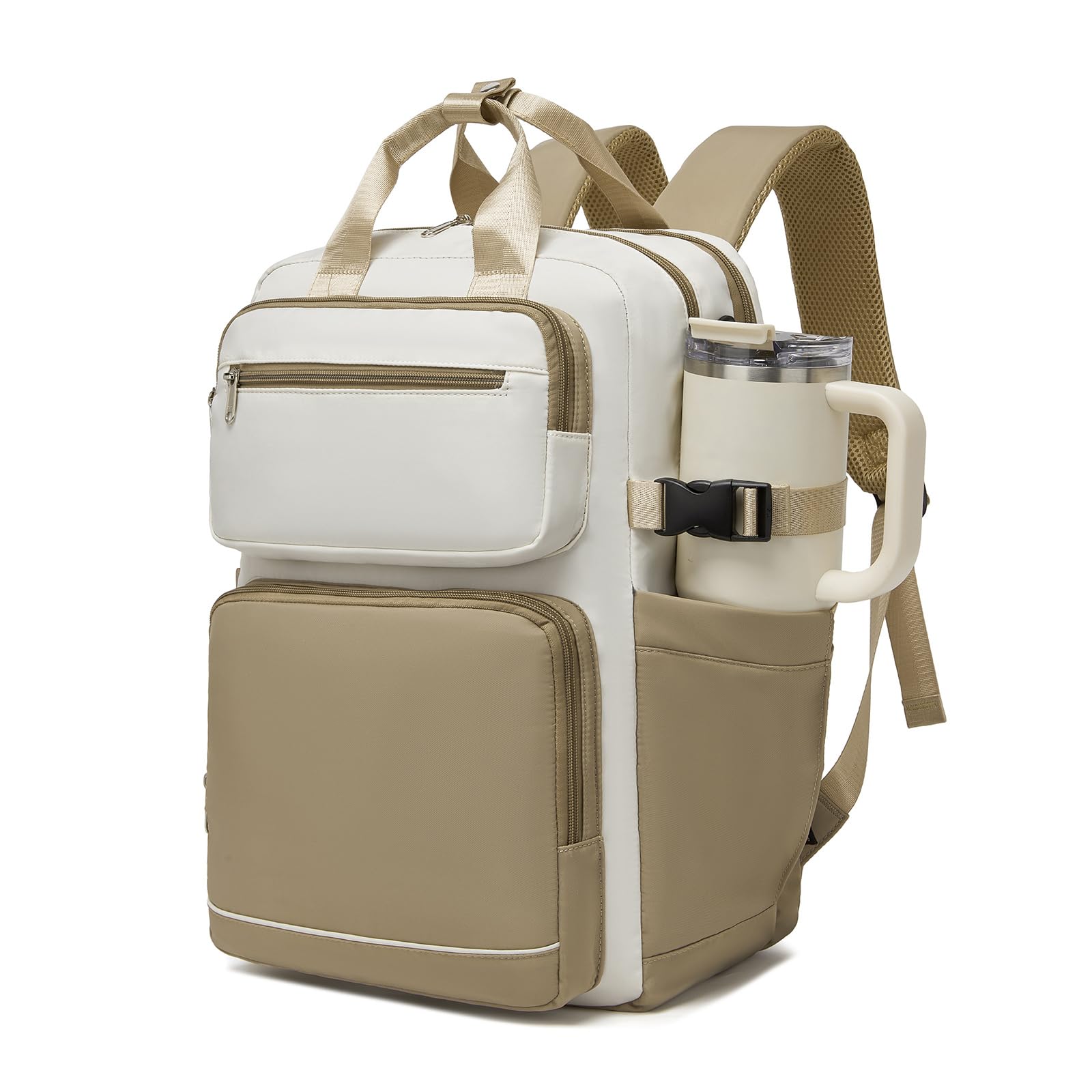 Kono Mochila para Ordenador Portátil Mujer, Mochilas para Ordenador de 15,6 Pulgadas para Trabajo, Mochila Informal para Viajar, Colegio, Oficina — view 8