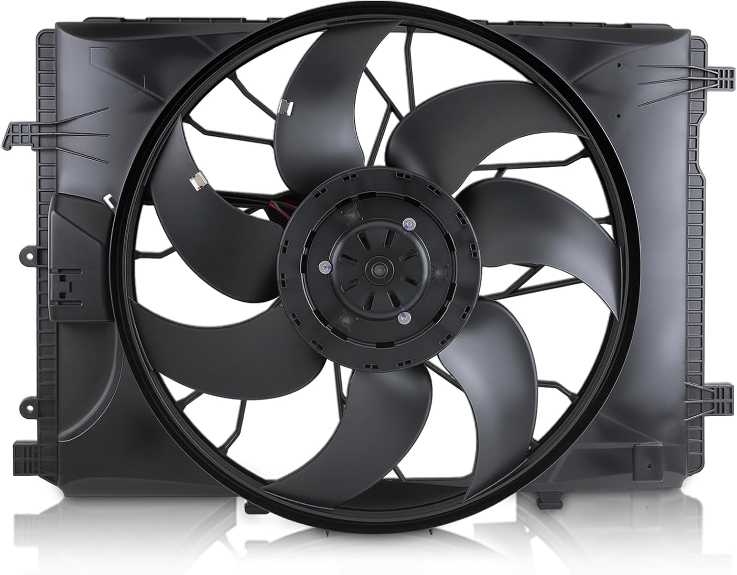 AUTOKAY Radiator Cooling Fan with Control Model, Radiator Fan 47443 for Mercedes-Benz C350 C300 C250 CLS400 E350 E400 SL450 SL400 2012-2015