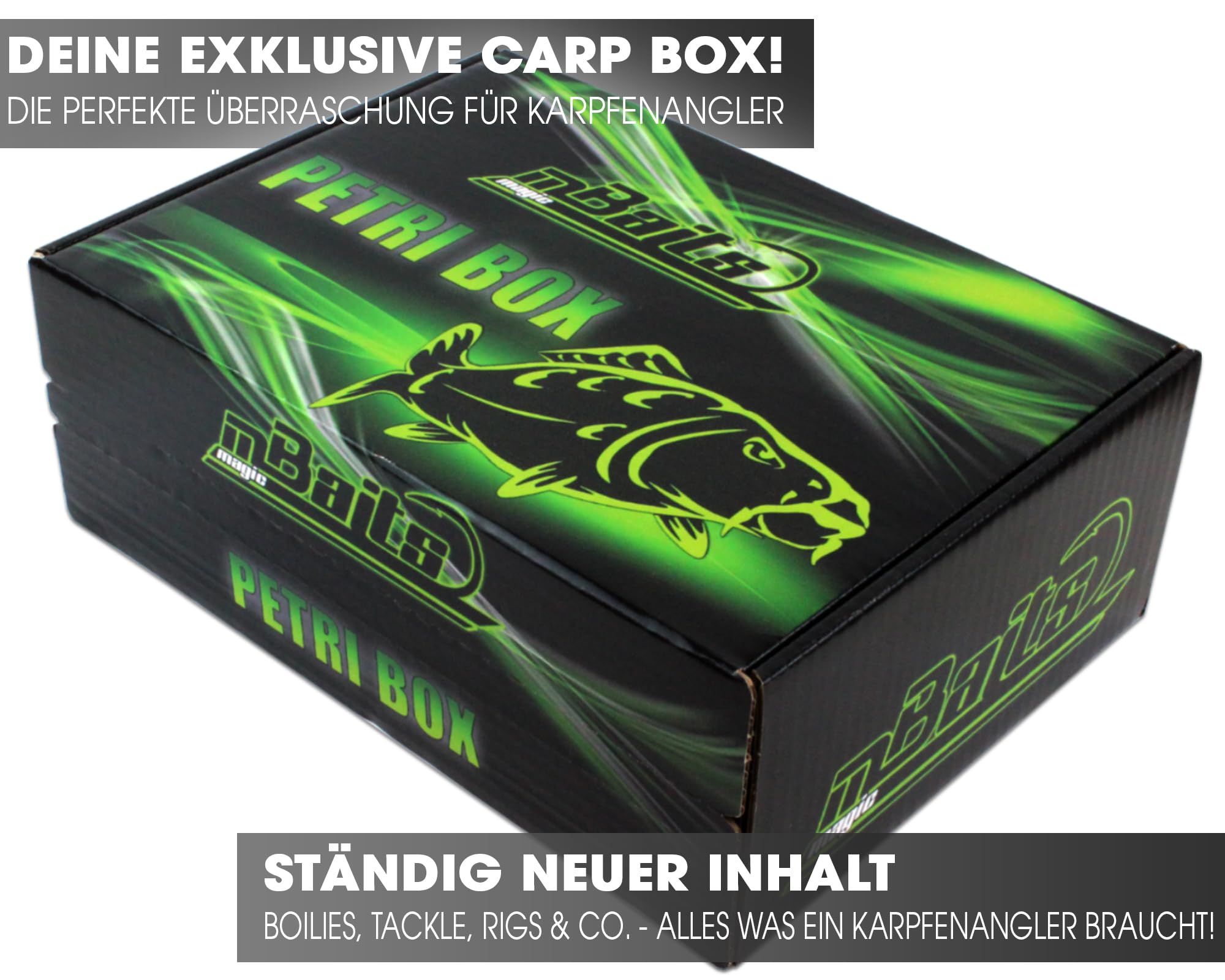 Magic Baits Petri Box Karpfenbox Angelbox Promo Box Geschenk Angeln Angelzubehör
