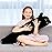 Soft Long Black Cat Plush Toy 35.4inch Adorable Stuffed Animals Plushies Body Pillow Kitten Plush Throw Pillow Kawaii Big Plush Doll Toys Gift for Kids Girlfriend Birthday Christmas, 90cm/35.4inch