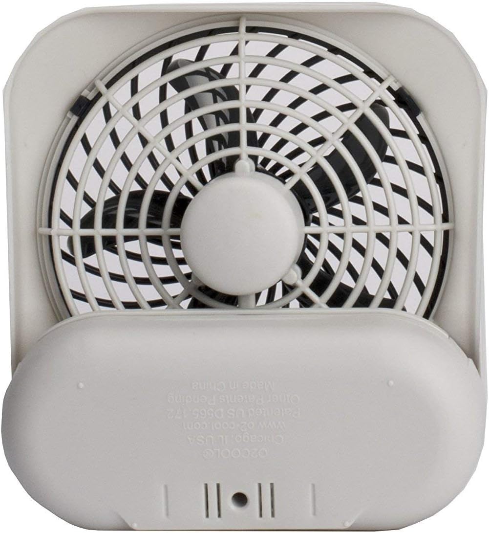 TREVA/O2COOL "Desk Fan,5"" dia. Blade,2 Speed", 1 ea (FD05004)