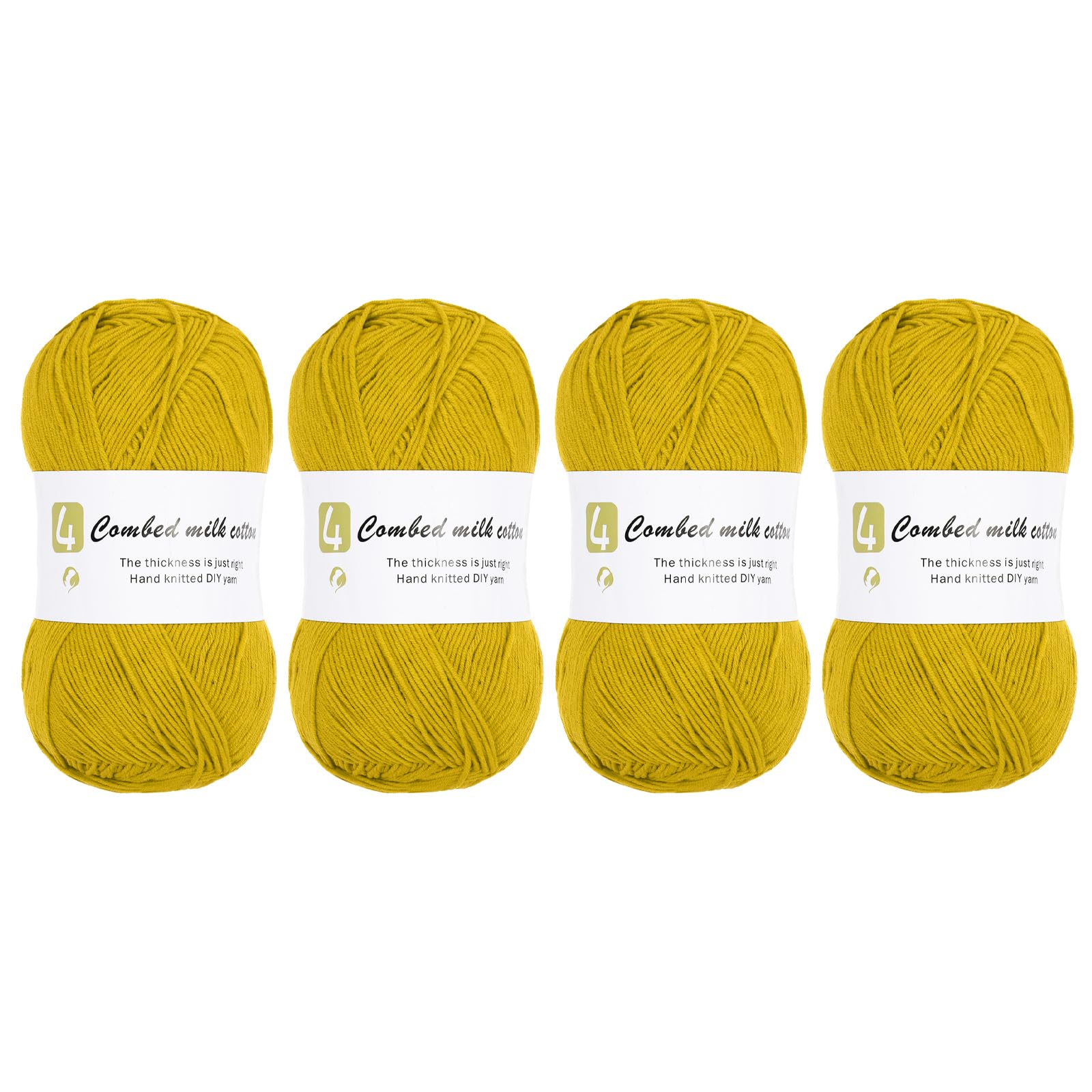 Fil de coton haut de gamme or pour sac à main de luxe fait main et coussin au crochet