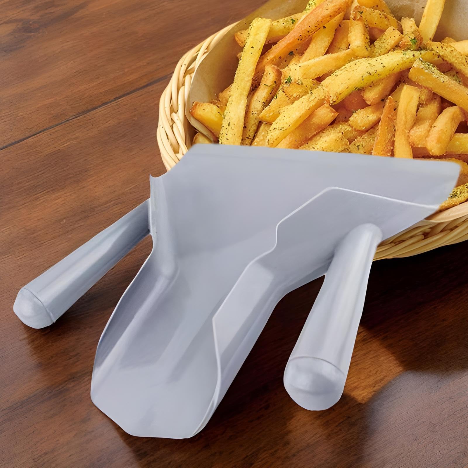 Paletta Per Patatine - Paletta Per Fritte | Con Manico Ergonomico Attrezzo Cucina Per Cibi Pasti Casa Ristorante