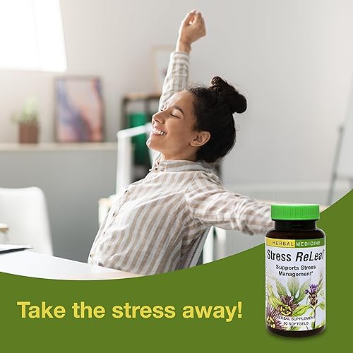 Miniatura 4 de Herbs Etc. Stress ReLeaf - Suplemento de hierbas para apoyar la relajación - Suplemento de apoyo al estrés - Sin gluten - 60 cápsulas blandas (60