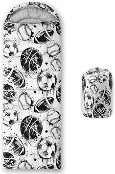 Axolotl Ball Games Sleeping Bag, Sports Camping Bag for Hiking Outerdoors