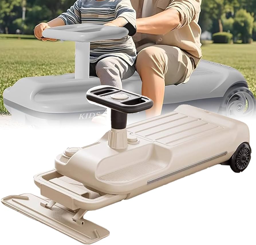 Amazon.co.jp: 床掃除機能付き電動ゴーカート、12Vデュアルドライブ