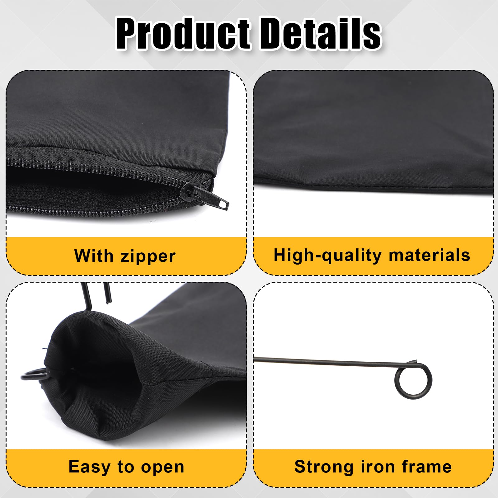 Sacchetti Raccolta Polvere Per Troncatrice - 4 Pezzi Con Cerniera Per Sega E Levigatrici - Foto 12