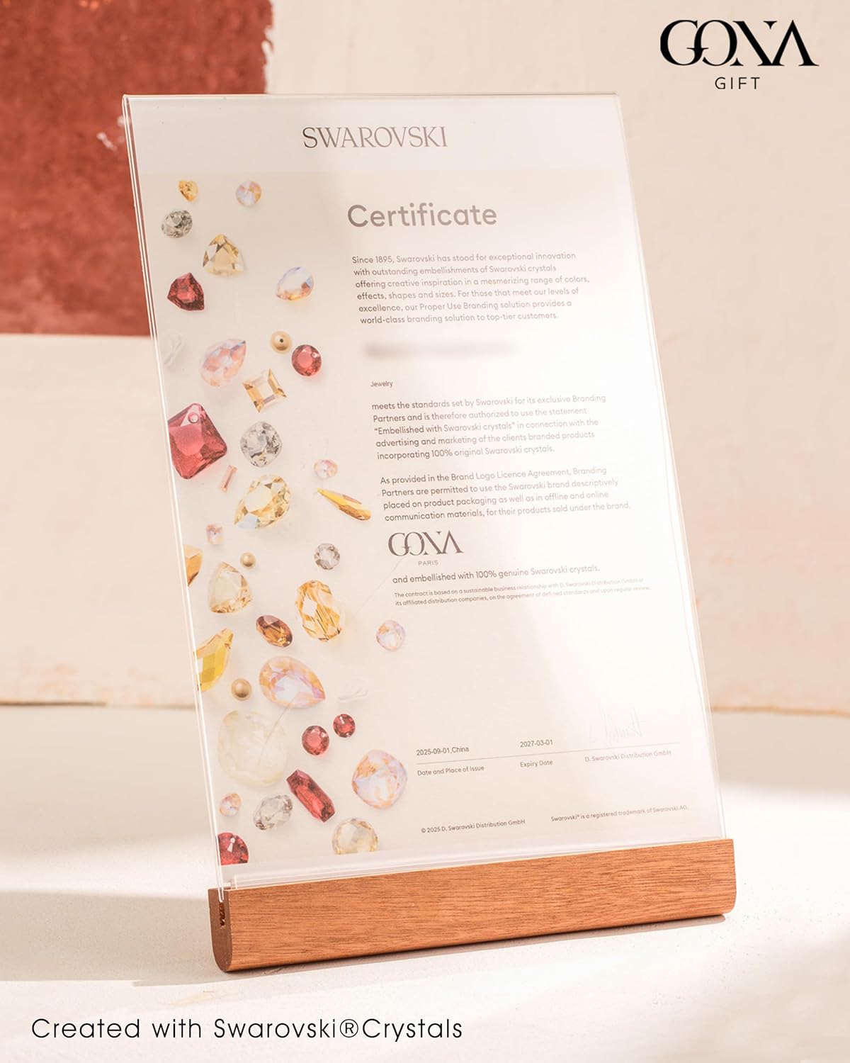 12mm Pink Cherry Blossom Charm Pendant Necklace for Women, Crafted with Swarovski® Crystals, Fine Jewelry Gift with Luxury Box, Adjustable 18"+2" 925 Sterling Silver Chain, Perfect for Bridal, Birthday, Valentine's Day & Anniversary - Image 6