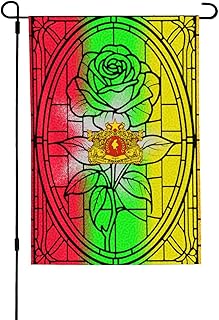 Myanmar National Emblem Flag with 2 Brass Grommets, 28x40 in Double-Sided Printed Flags for Party Home Decor