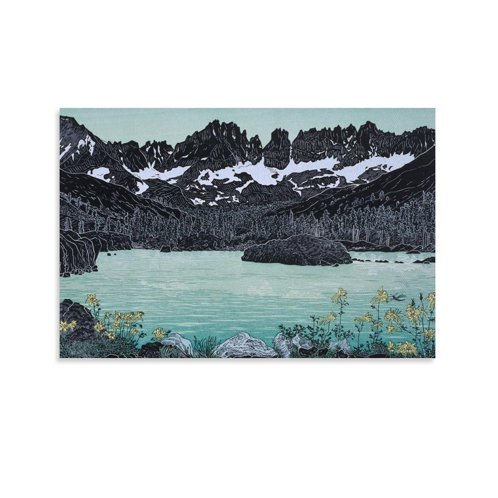 XILENY Tom Killion Artist Poster (20) Canvas Art Poster And Wall Art Picture Print Modern Family Bedroom Decor Posters 16x24inch(40x60cm)