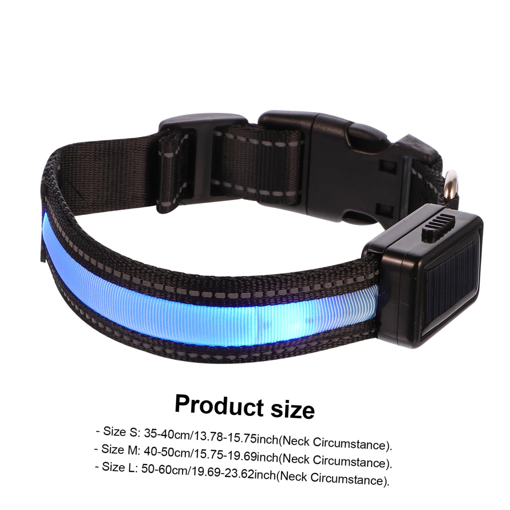 Toddmomy 3 Ensembles Collier Lumineux pour Animaux de Compagnie Colliers Collier LED pour Chiot Dog Collar Collier de sécurité pour Animal de Compagnie Collier de sécurité de Nuit Charge
