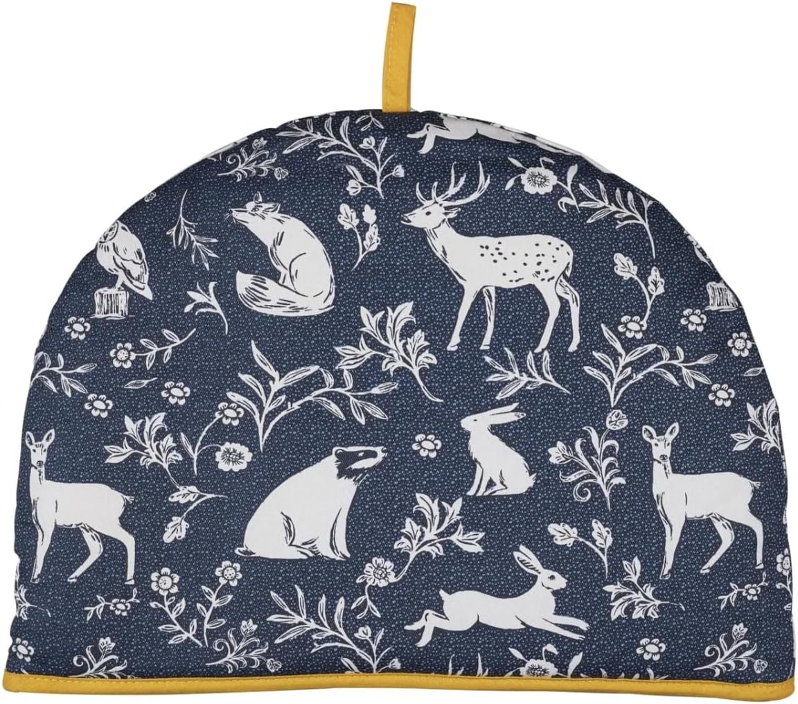 Ulster Weavers, Forest Friends Cosy-Vibrant Kitchen Accessory, 100% Cotton, Warming & Insulating, Machine Washable-Perfect for a Traditional English High Tea Experience, Navy, One Size