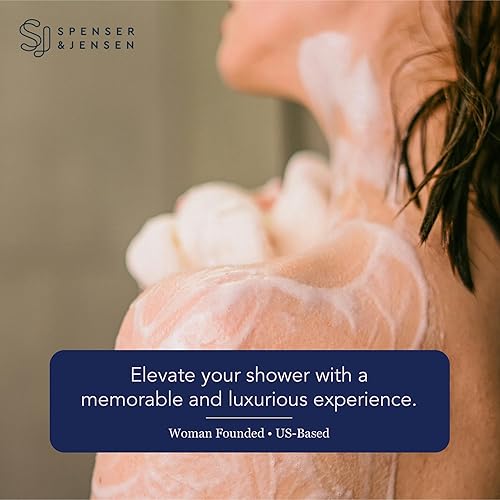 Miniatura 7 de Spenser &amp; Jensen Aceite de ducha hidratante de almendras para piel seca, sensible y normal, sin sulfato, no comedogénico, aceite de ducha natural