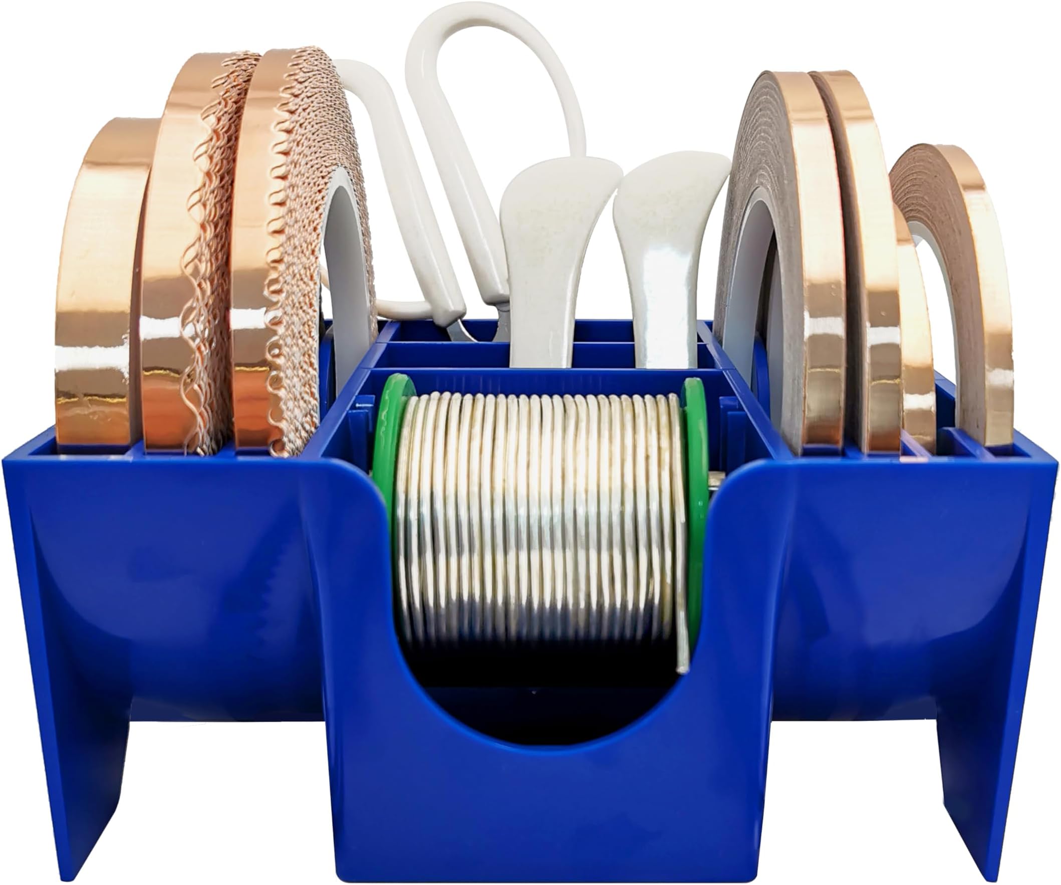 Stained Glass Supplies Non-Slip Copper Foil Dispenser, Solder Wire, Tools Storage(Single Foil Dispenser, Copper Foil and Solder Excluded)