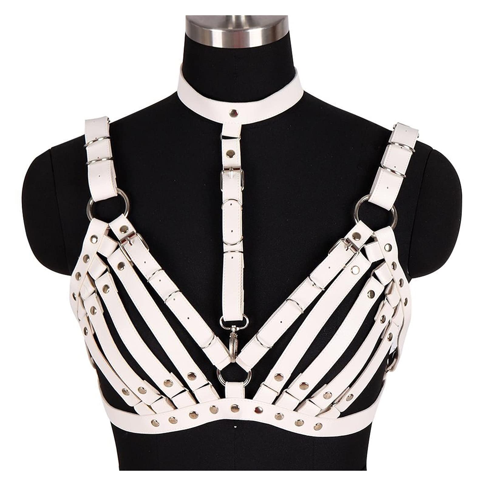 slave naked bodage chain rivet 