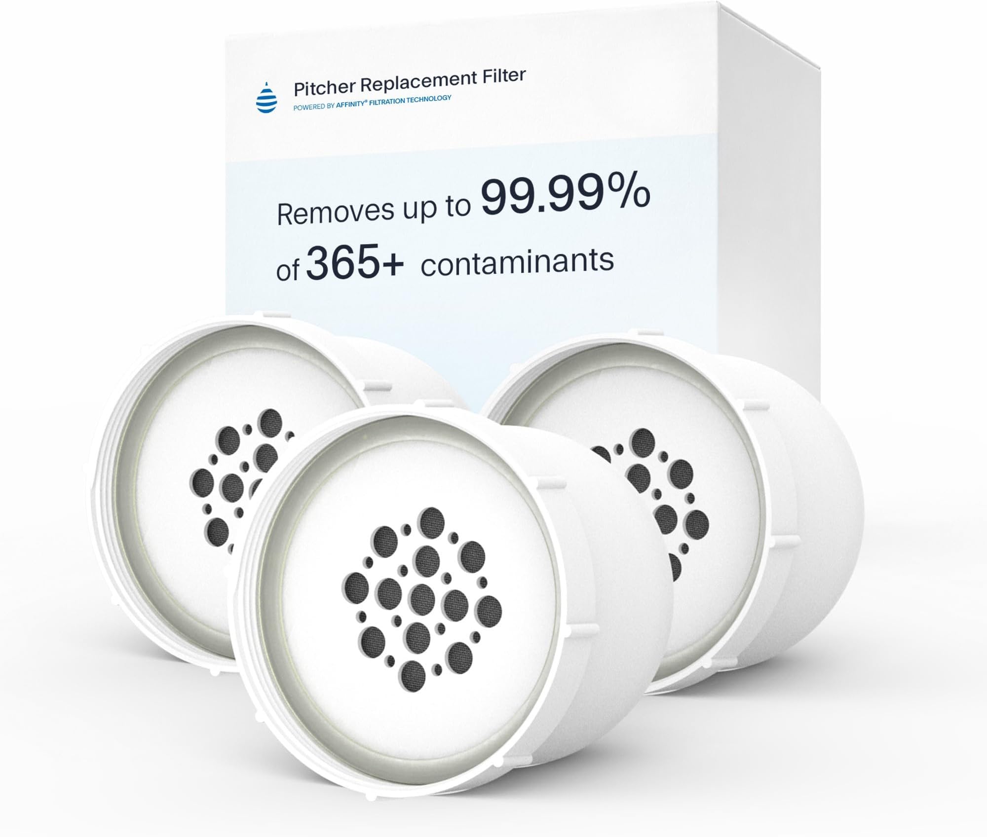 Clearly Filtered 3 Pack Water Pitcher Replacement Filters (3 Pack)