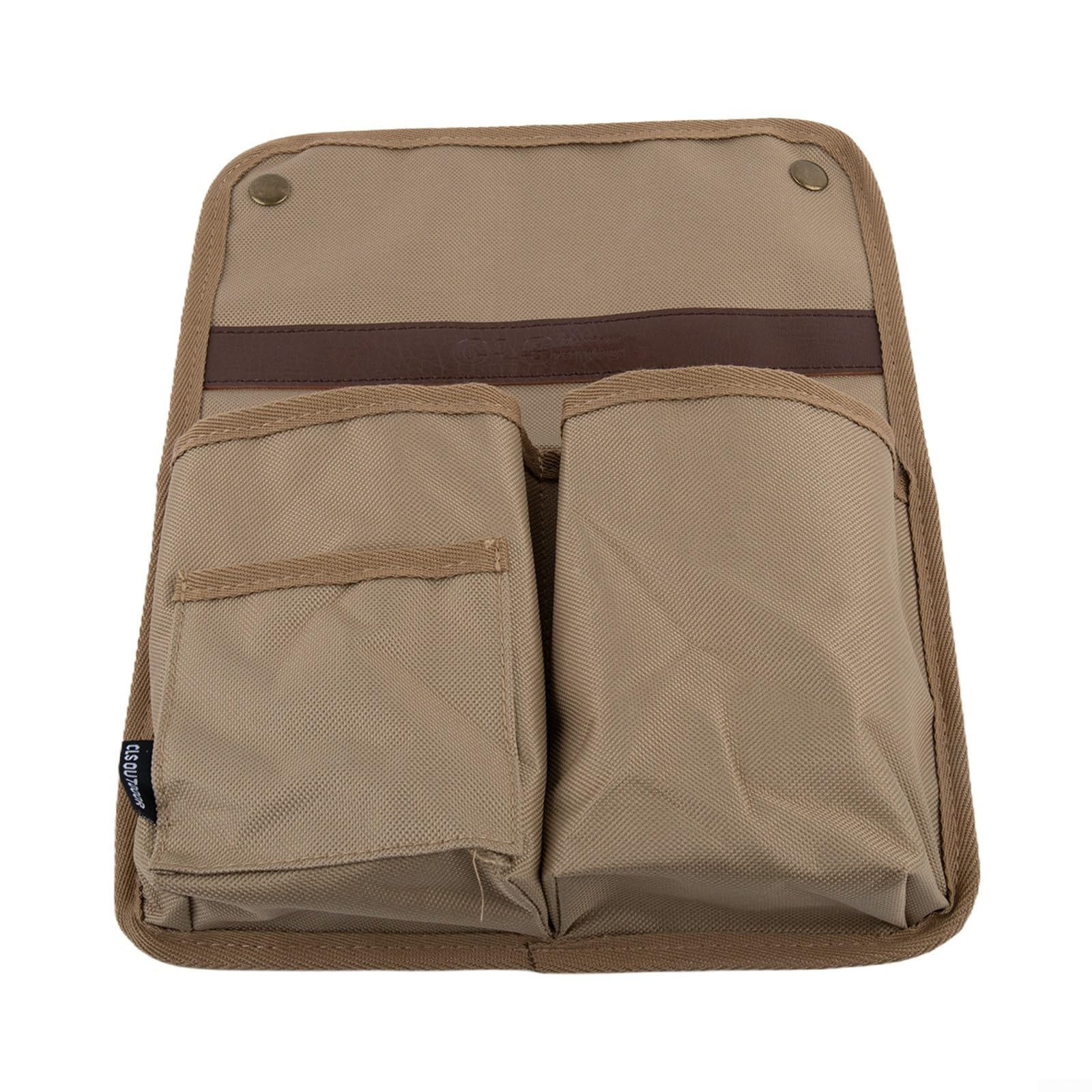 Bolsa de almacenamiento portátil plegable para silla, organizador lateral de lona con múltiples bolsillos para sillas de camping, sillas de ruedas, sillas de playa, actividades al aire libre
