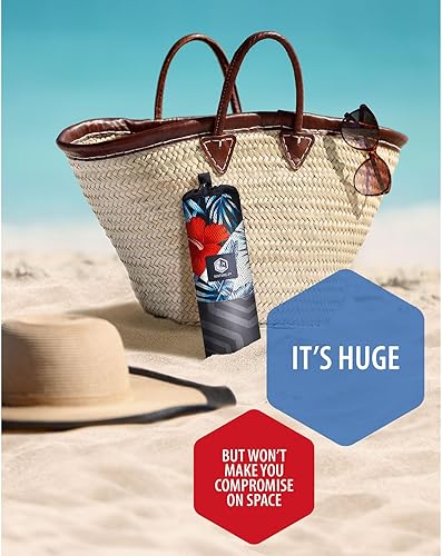 Vista 98 de VENTURE 4TH Toalla de playa de microfibra: secado rápido, compacta, sin arena, absorbente, a prueba de arena y ligera, perfecta para camping, playa