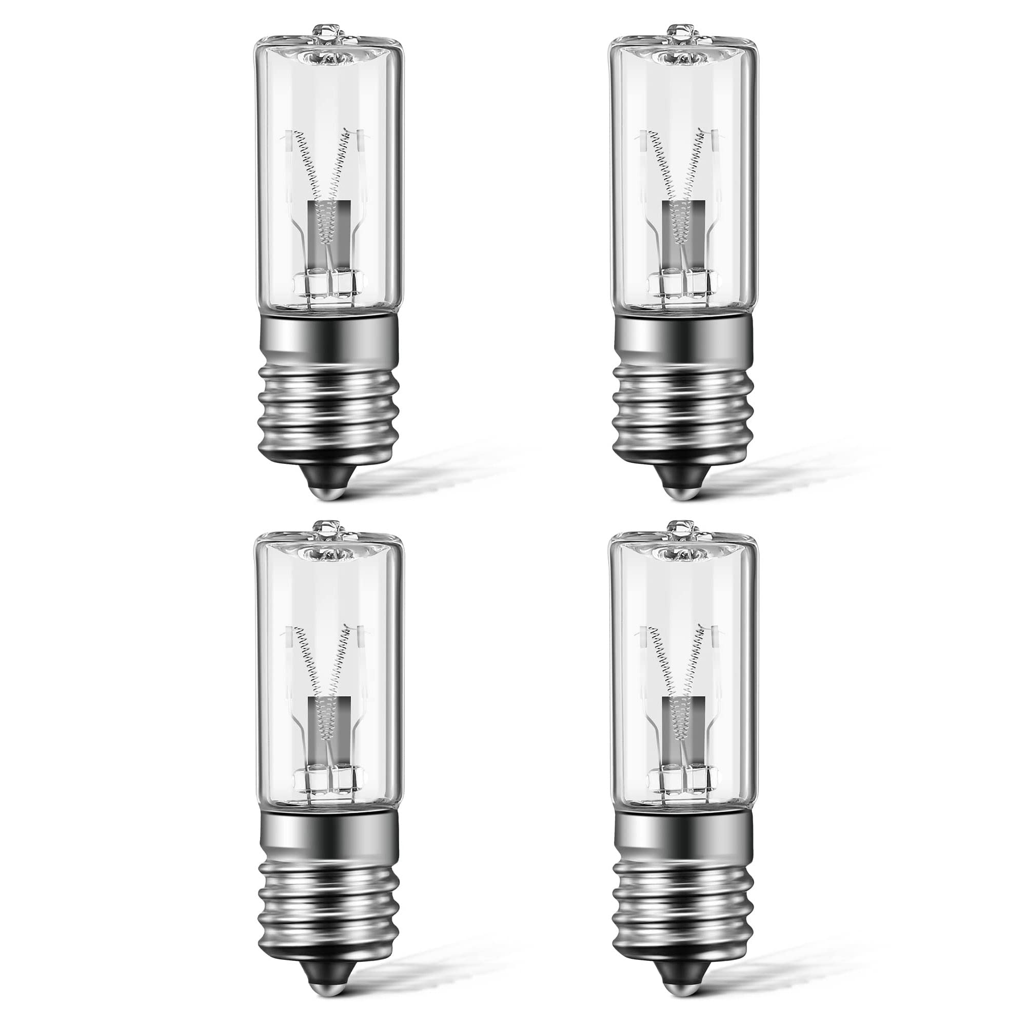 SYOSI UVC Replacement Light Bulbs, UV Germicidal Lamps, Deodorization Mite Bulbs Ultraviolet Disinfection Lamps for Refrigerator Cabinets, Compatible with Germ Guardian Air Purifier Sanitizers 4Pcs
