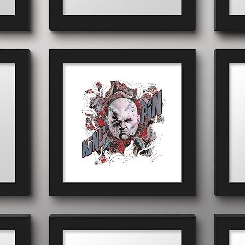 Miniatura 2 de Trends International Gallery Pops Marvel Comics Daredevil - Kingpin Badge Canvas Wall Art Wall Poster, 12.00" x 12.00", Stretched Canvas