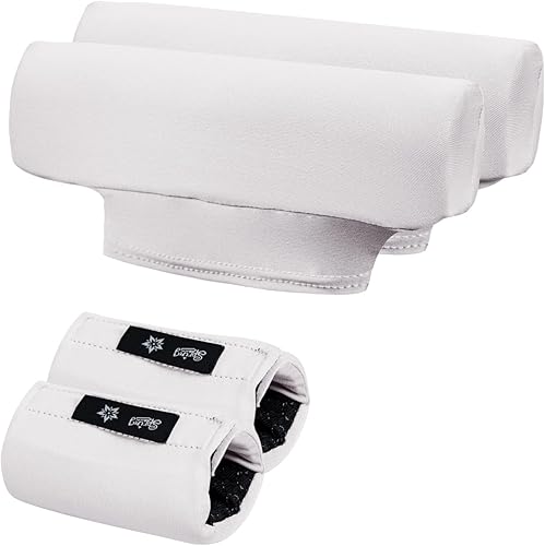 Miniatura 32 de Fundas de almohadilla para muletas para axilas y agarre de mano con mango universal para antebrazo, juegos de cojines acolchados accesorios