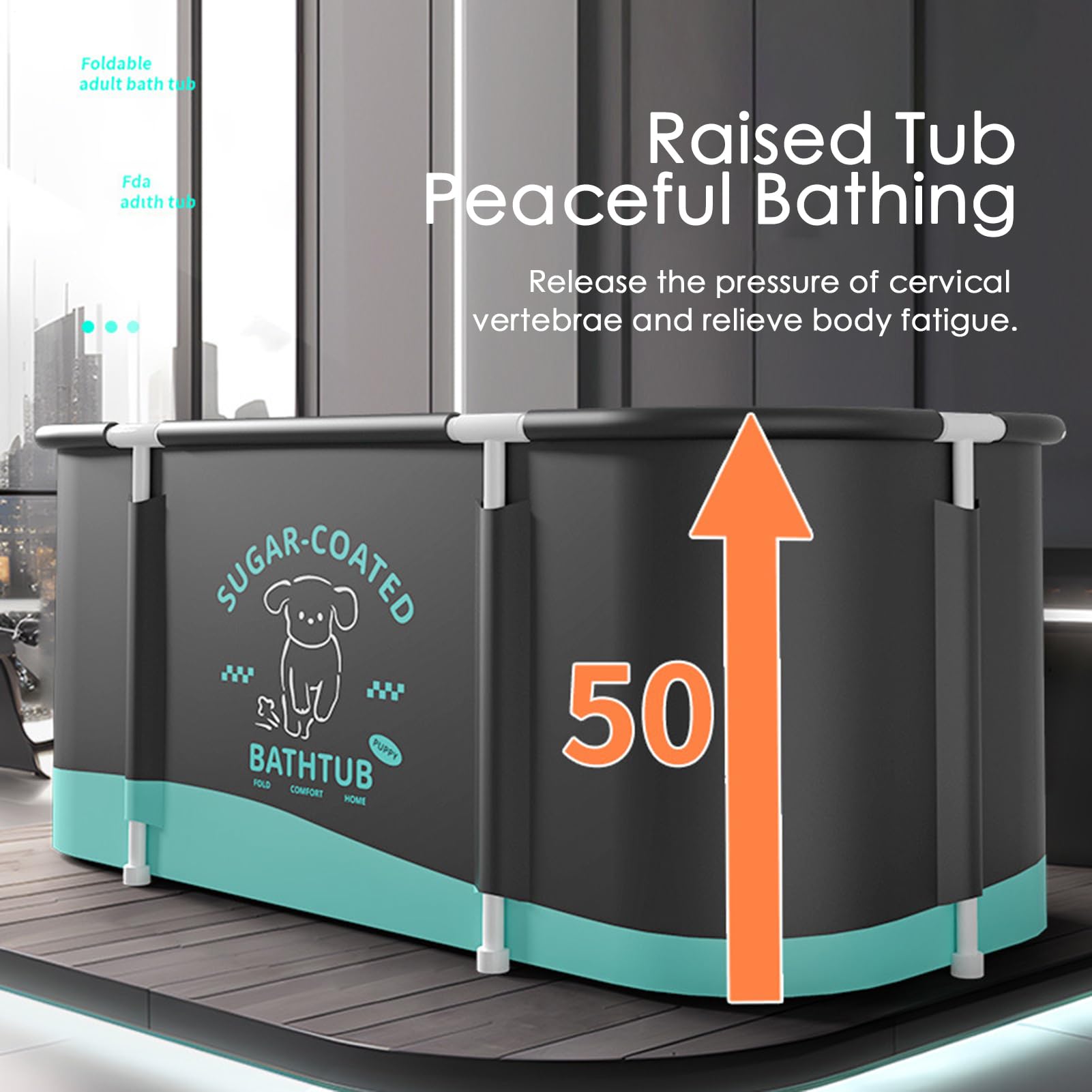 Pliable Bassin Pliable Renforcé Grande Capacité