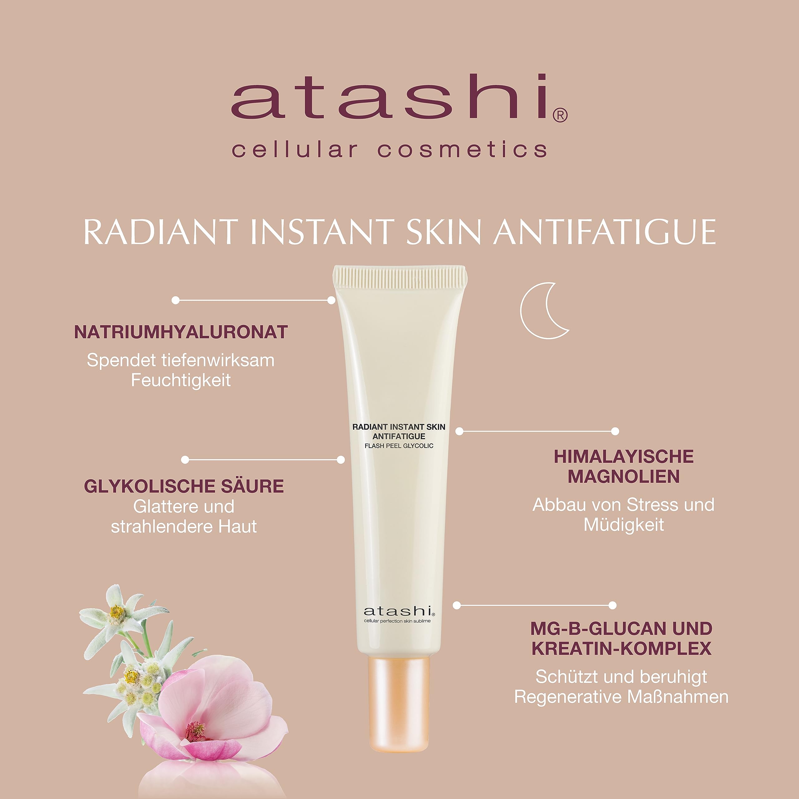 Atashi | Therapy Cream Skin Booster + Therapy Luxury Serum Skin Booster | Tagescreme mit Biofermenten | Anti-Ageing Revitalisierendes Regenerierendes Gesichtsserum | 50 ml + 30 ml | verfeinert Regeneriert und erneuert Mattiert, mindert Glanz und Poren Für