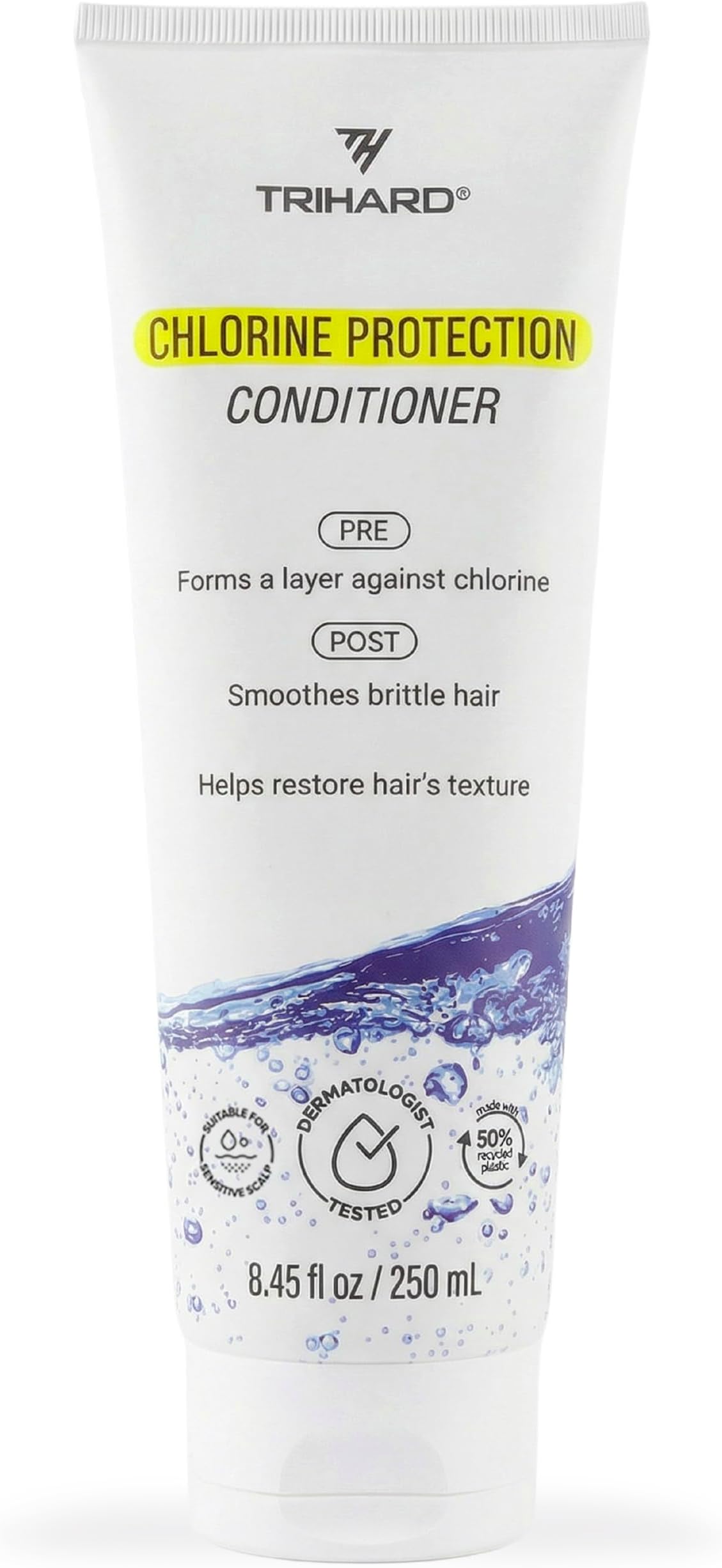 Chlorine Defense Swim Conditioner, Protect and Hydrate Hair from Pool and Ocean, Chlorine and Saltwater Pre and Post Swim Hair Protection, Hydrating Conditioner for Swimmers
