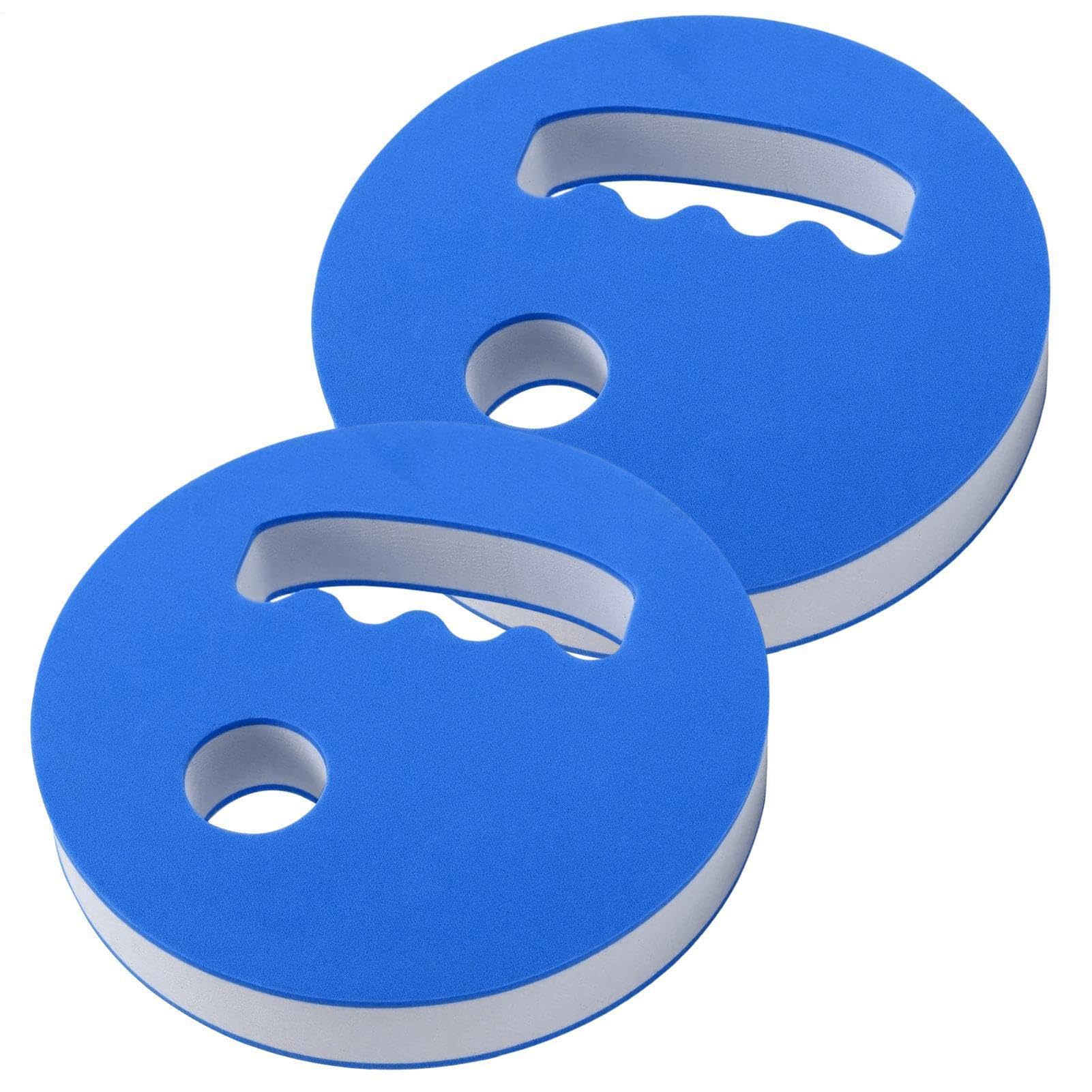 Lot de 2 disques de résistance en mousse - Équipement d'entraînement aquatique - Pour femmes, enfants, hommes, sportifs et adultes à la piscine - Pour l'aqua-training, le fitness et